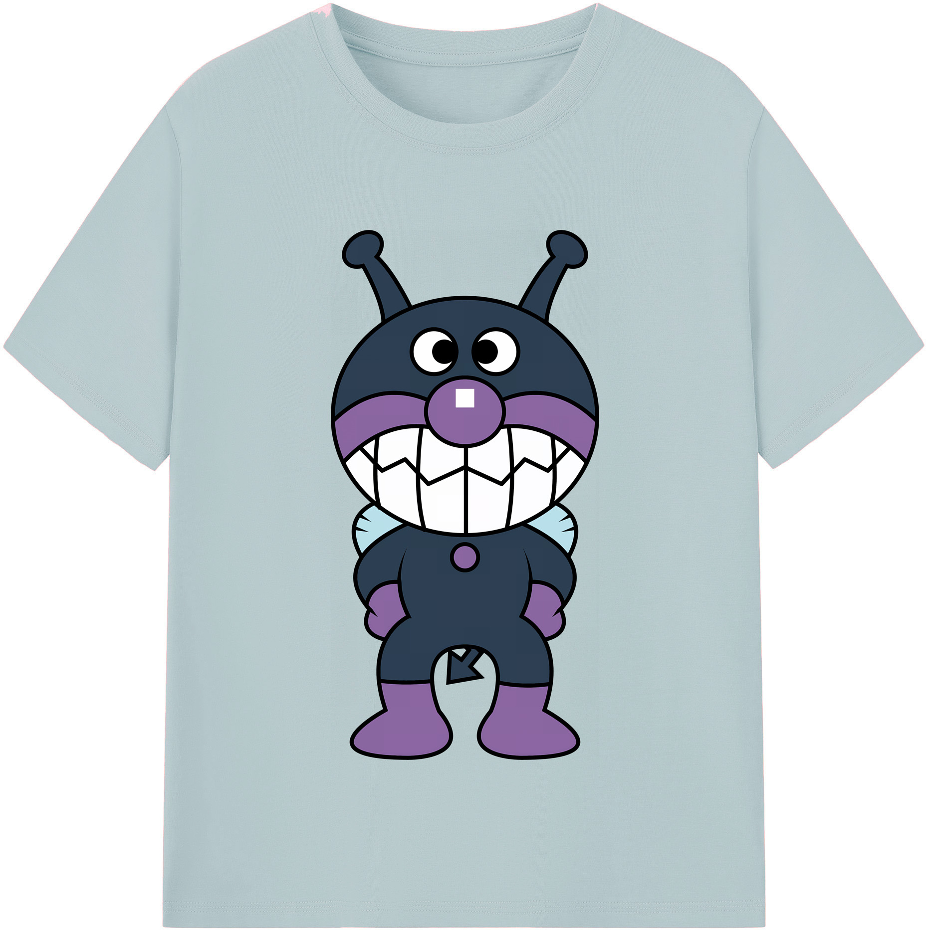（画像用） アンパンマン Anpanman 綿100％半袖Tシャツ（フロントプリント）